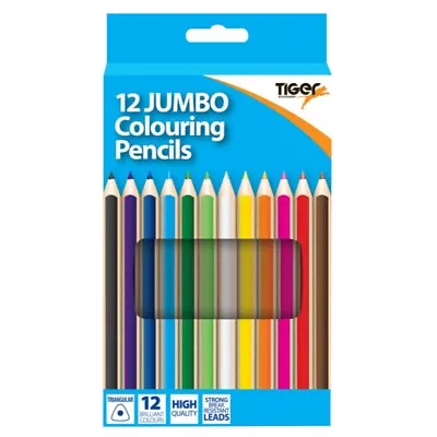 Box Of 12 Jumbo Colouring Pencils • £5.99