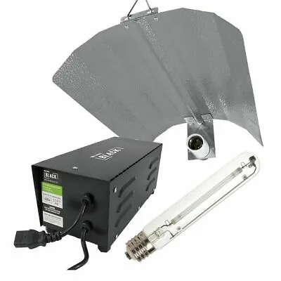 £44.54 • Buy Lumii Black Magnetic Kit 600w HPS Hydroponic Grow Light Lamp Ballast Reflector