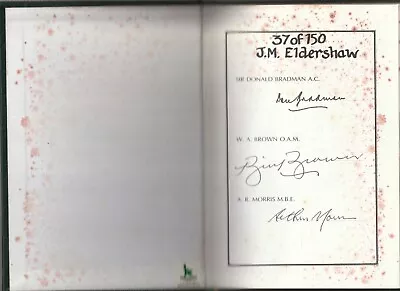 $1500 • Buy CRICKET ,THE BEST OF KEEPERS,DON TALLON , SIGNED By BRADMAN , BROWN & MORRIS Ltd