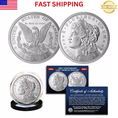 100th Anniversary Of The Final Morgan Silver Dollar Coin With Certificate • $19.64