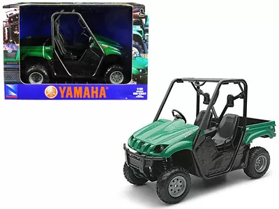 2008 Yamaha Rhino 700 F1 4x4 Off Road ATV Green 1/12 Diecast Model New Ray • $37.58