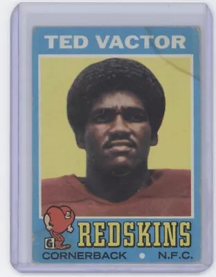 Ted Vactor 1971 Topps #159 Washington Redskins • $1.25