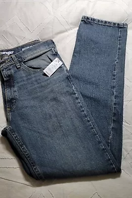 Wrangler Jeans Mens 32x34 Blue Other  Wash Denim Straight Leg Clásica Fit • $27.99