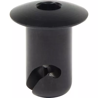 7/16  Aluminum Dzus Button Dome Allen Head Quarter Turn Fasteners .500 Black 10 • $29.99