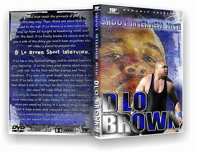 D-Lo Brown Shoot DVD WWE WWF WCW Nation Rock Farooq Attitude DX Intercontinental • $20
