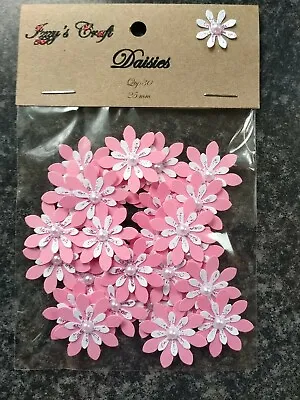 30 PAPER DAISY FLOWER CARD MAKING #126 CRAFf Birthday Decoration Confetti • £1.99