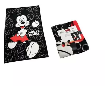 Disney Mickey Mouse Baby Boys Large Soft Fleece Blanket 150x100cm • $51.49