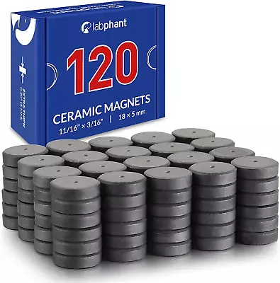 Ceramic Magnets Round Disk Magnets Craft Magnets Perfect For DIY Art Projects • $30.53