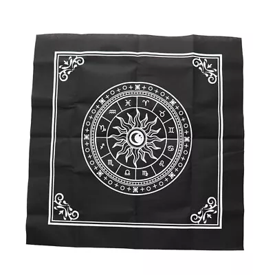 Tarot Tablecloth Divination Tarot Card Pad Pendulum Magic Pentacle Runes Cloth: • £4.83