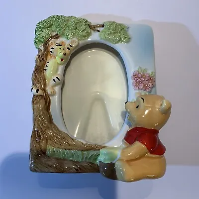 Vintage Disney  Winnie The Pooh & Tigger Frame Soft Pastels • $27