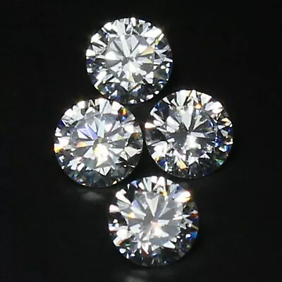 4 Pcs Lot Of FG Color VS1 Brillant Cut 1.10 Mm Round Natural Diamond White • $36.53