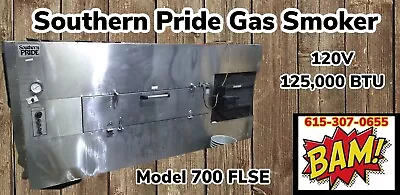 Southern Pride Model 700 FLSE Gas-wood-fired Commercial Smoker Oven- 12ft -Works • $17500