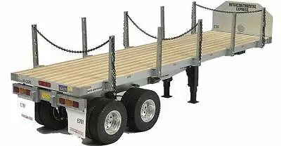 TAMIYA RC 56306 Flatbed Semi-Trailer For Tractor Truck 1:14 Assembly Kit • £214.95