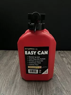 Easy Can  Gas Can 2.5 Gallon No Spill 10 Liter Made In Usa • $29.90