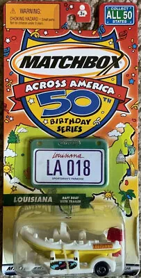 Matchbox Across America 50th Birthday Series-LA 018 (Mattel 2001) NIB • $6.99