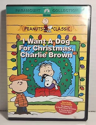 I Want A Dog For Christmas Charlie Brown Peanuts Classic DVD  • $9.99
