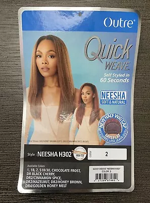 Outre Quick Weave Synthetic Half Wig - Neesha H302 • $9