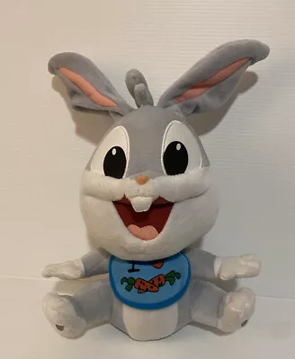 Looney Tunes Baby Bugs Bunny Toy Collectable Plush Soft Warner Bros Bib Vintage • $20.97
