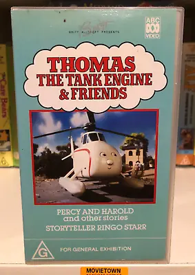 Thomas The Tank Engine - Percy And Harold - Vhs • $49.95