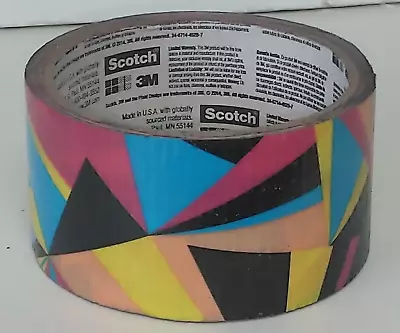 $10.04 • Buy 3M Scotch Geometric Design Duct Tape  1.88  X 10 YD