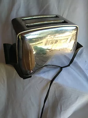 Vintage Chrome MCM Retro Dormeyer Toaster 6303 Automatic Pop-Up Tested Works! • $18