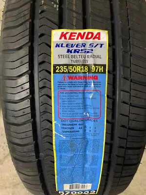 1 New 235 50 18 Kenda Klever S/T KR52 Tire • $99