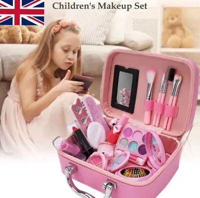Girls Princess Pretend Makeup Set Music Make Up Kid Children Toy Kit Gift UK NEW • £17.95