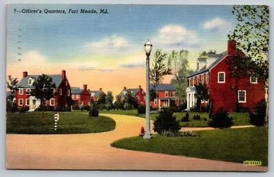 WW2 US Army  Fort Meade Maryland  - Postcard • $5.10