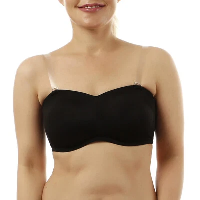 £19.99 • Buy Ladies Sexy Strapless Bra Comfort Multiway Large Size Padded Bras 32-48 ABCDEFG
