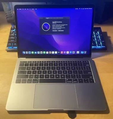 2017 Apple MacBook Pro 13.3  A1708 Laptop - MPXQ2X/A - Space Grey • $400