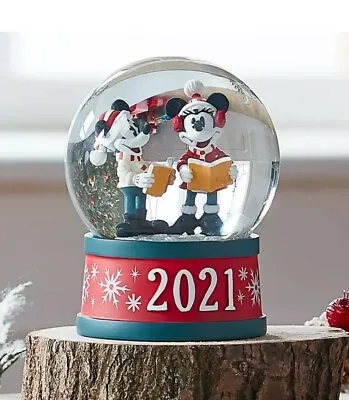 £0.99 • Buy Disney Store Mickey And Minnie Mouse 2021 Snow Globe NEW