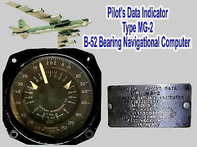 B-52 Bearing Navigational Computer - Pilot's Data Indicator From Early B-52 • $326