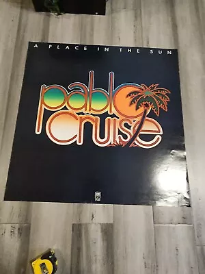 Pablo Cruise A Place In The Sun Promo Poster A&M Record Extremely Rare 24x24 • $40