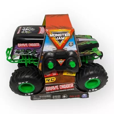 Hot Wheels Monster Jam 1:15 Scale Grave Digger Remote Control RC Truck NEW • $50.60