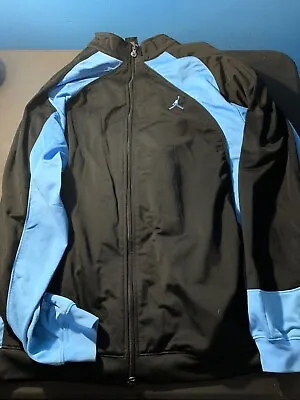 Michael Jordan Men's Black/blue Jumpman Basketball Jacket Size XL Track • $200