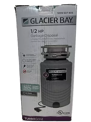 Glacier Bay TurboGrind 1/2hp Garbage Disposal Continuous Feed GB500 (OB) • $74.95