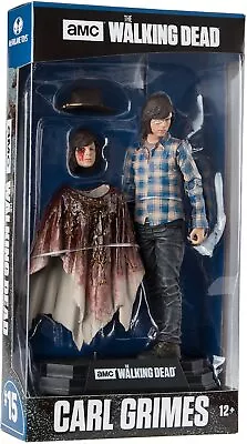 McFARLANE TOYS Color Tops AMC The Walking Dead Carl Grimes Action Figure #15 • $129.99