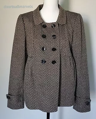 Classiques Entier Maternity Jacket Women Sz Large Brown Lined High Quality Chic • $26