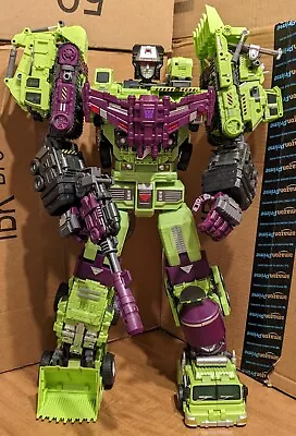 Oversized Jinbao Combiner KO Transformers Masterpiece Decepticon Devastator  • $110.50