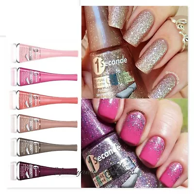 BOURJOIS 1 Seconde / 1 Seconde GEL Silicone NAIL POLISH NEW + FREE POST • £6.99