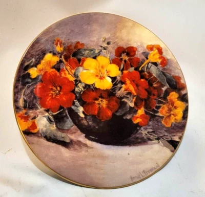 £8 • Buy Royal Worcester Nasturtiums Natures Bouquet Decorative Plate Bone China England