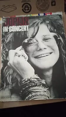 Janis Joplin In Concert  Pvg Guitar Chords Sheet Music Songbook  Rare Vintage • $9.99