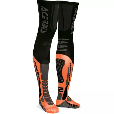 Acerbis MX X-Leg Pro Orange Dirt Bike Motocross Off Road Knee Brace Socks • $59.95