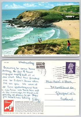 C27177 Gunwalloe Church Cove Mullion Cornwall England John Hinde Postcard 1968 • £1.19