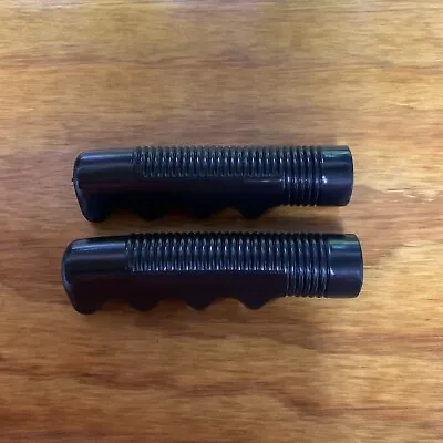 Bicycle Grips Vintage Style Fit Schwinn Huffy Sears Murray Others Black New • $14.99