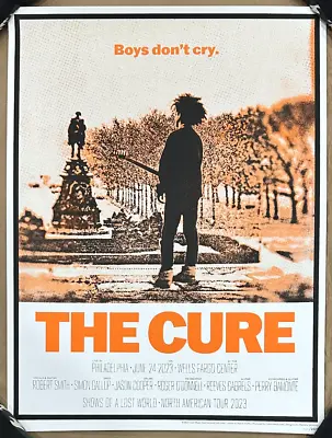 The Cure Print/poster Philadelphia 2023 Boys Don't Cry First Edition #1866/2000 • $151.75