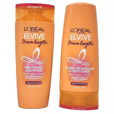 L'Oreal Paris Elvive Dream Lengths Shampoo & Conditioner Bundle Set 12.6 Oz • $13.99