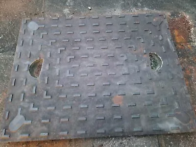 Cast Iron Manhole Drain Cover 663mm X 512mm With Lifting Handles Free P&P  • £125