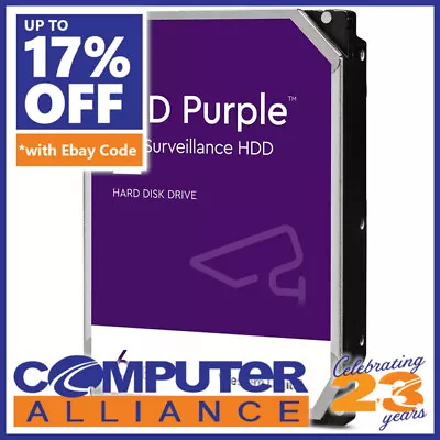 6TB WD 3.5  SATA 6Gb/s Purple SV HDD WD64PURZ • $285