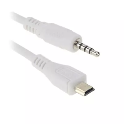 F58 USB Mini Jack To 0 1/8in Chinch Audio Cable 11 13/16in Mini USB Jack Adapter • $5.47